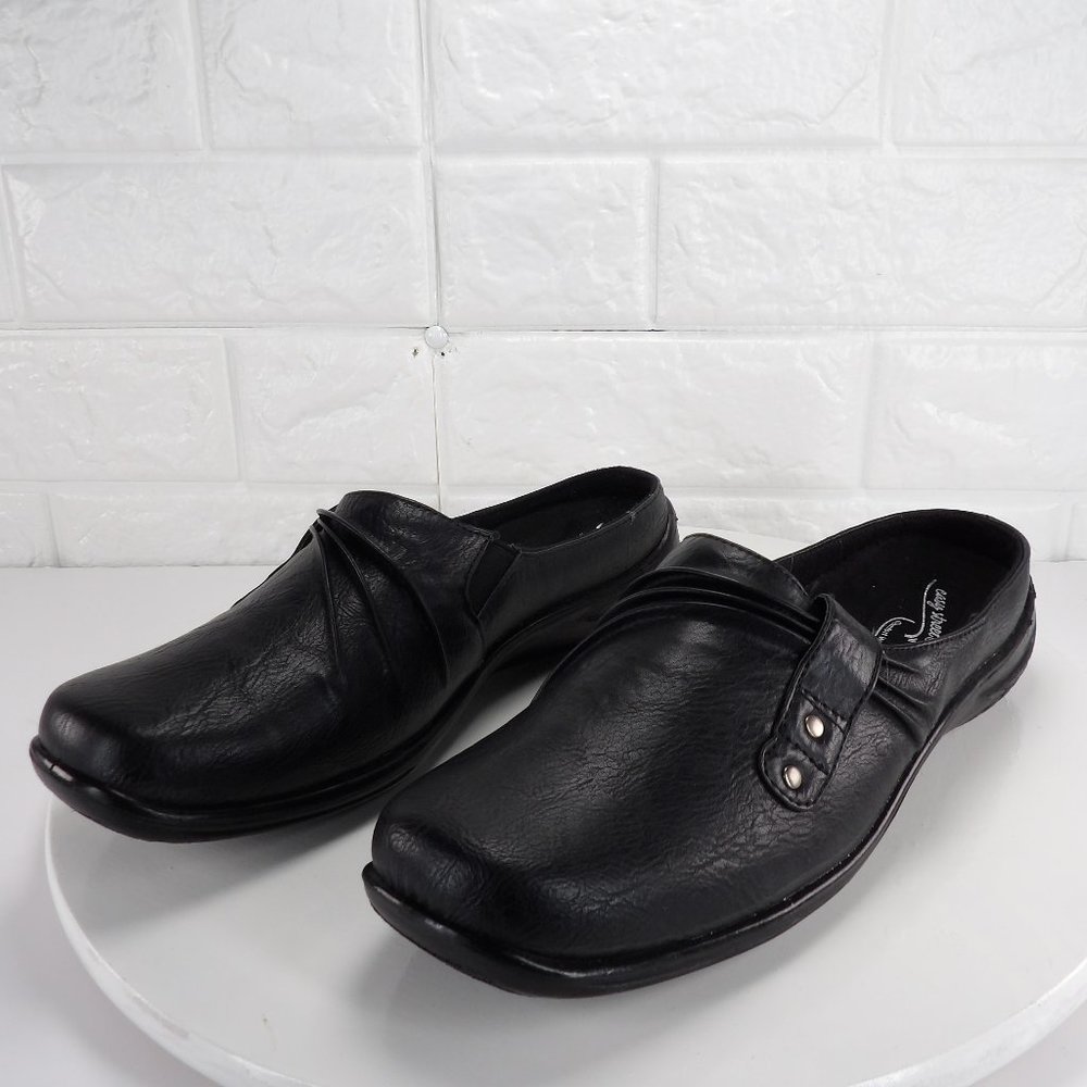 Easy Street Holly Black Comfort Mule 7.5 M  🛍👠
